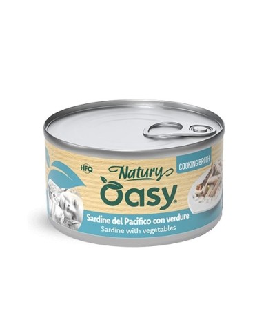 Oasy Cooking Broth Sardine Verdure 85 g | Zoopluto