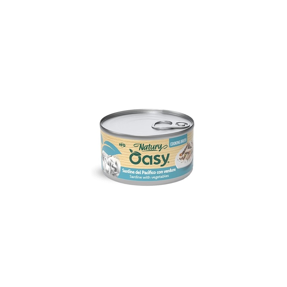 Oasy Cooking Broth Sardine Verdure 85 g | Zoopluto