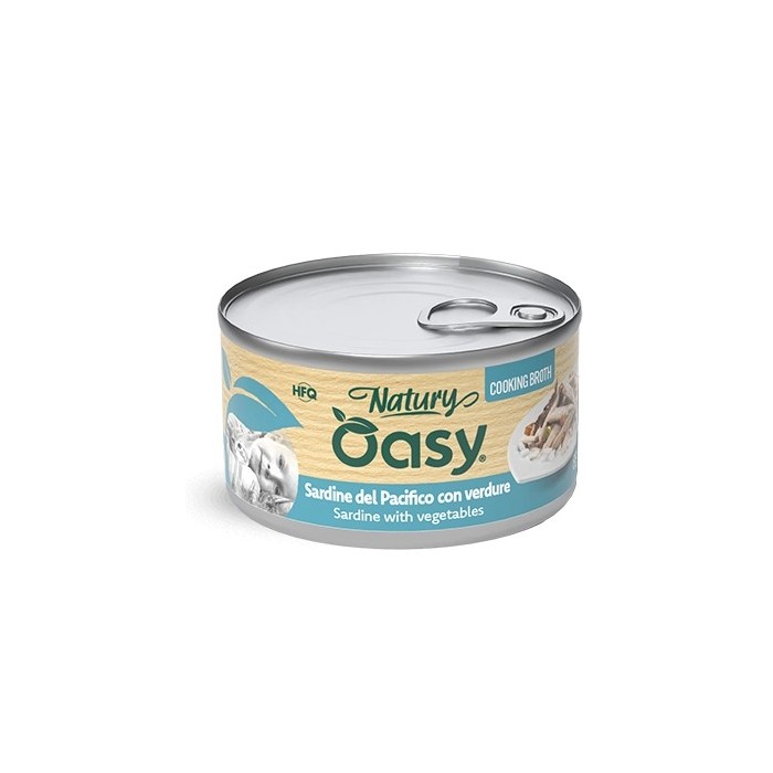 Oasy Cooking Broth Sardine Verdure 85 g | Zoopluto
