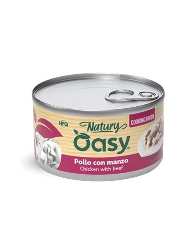 Oasy Cooking Broth Pollo Manzo 85 g | Zoopluto