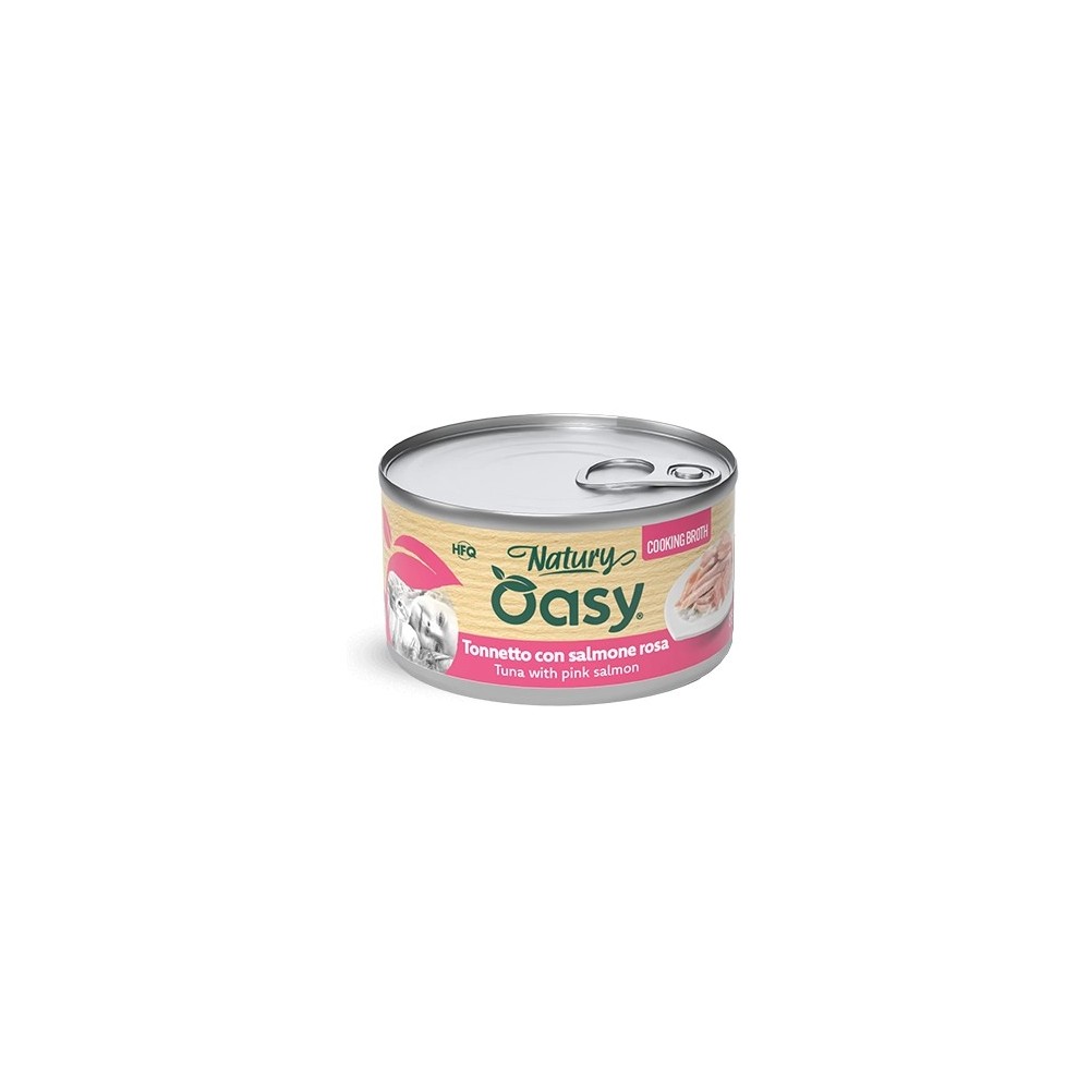 Oasy Cooking Broth Tonnetto Salmone Rosa 85 g | Zoopluto