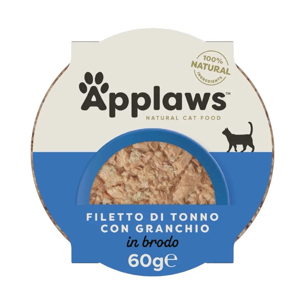 Applaws Pot in Brodo con Filetto di Tonno e Granchio 60 g | Applaws | Zoopluto