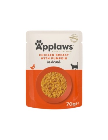 Applaws Bustina in Brodo con Pollo e Zucca e Riso 70 g | Applaws | Zoopluto