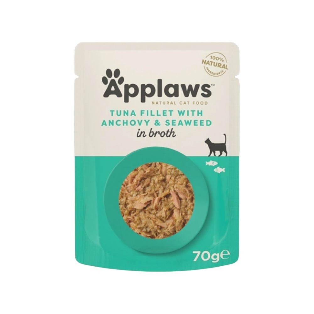 Applaws Bustina in Brodo con Filetto di Tonno e Acciughe 70 g | Applaws | Zoopluto