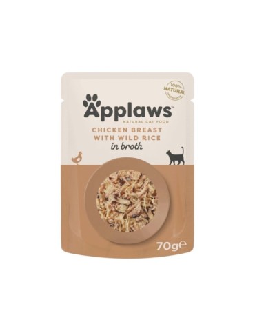 Applaws Bustina in Brodo con Pollo e Riso 70 g | Applaws | Zoopluto