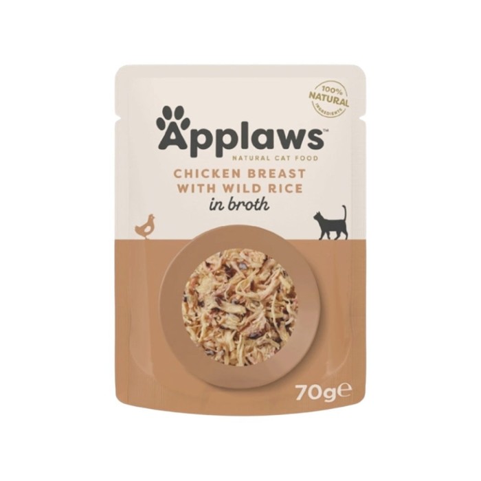 Applaws Bustina in Brodo con Pollo e Riso 70 g | Applaws | Zoopluto