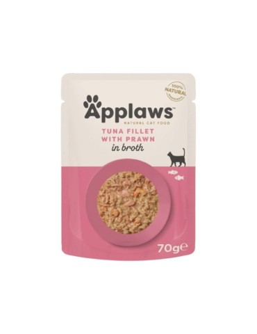 Applaws Bustina in Brodo con Tonno e Gamberetti 70 g | Applaws | Zoopluto