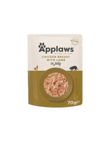 Applaws Bustina in Gelatina con Petto di Pollo e Agnello 70 g | Applaws | Zoopluto