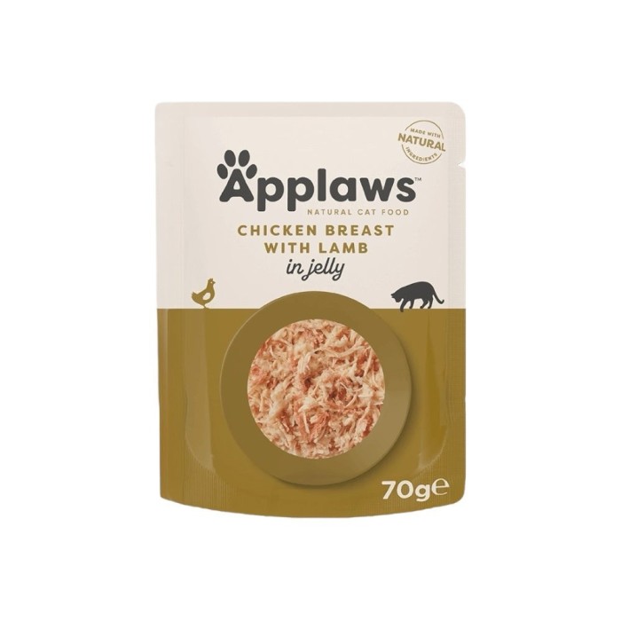 Applaws Bustina in Gelatina con Petto di Pollo e Agnello 70 g | Applaws | Zoopluto