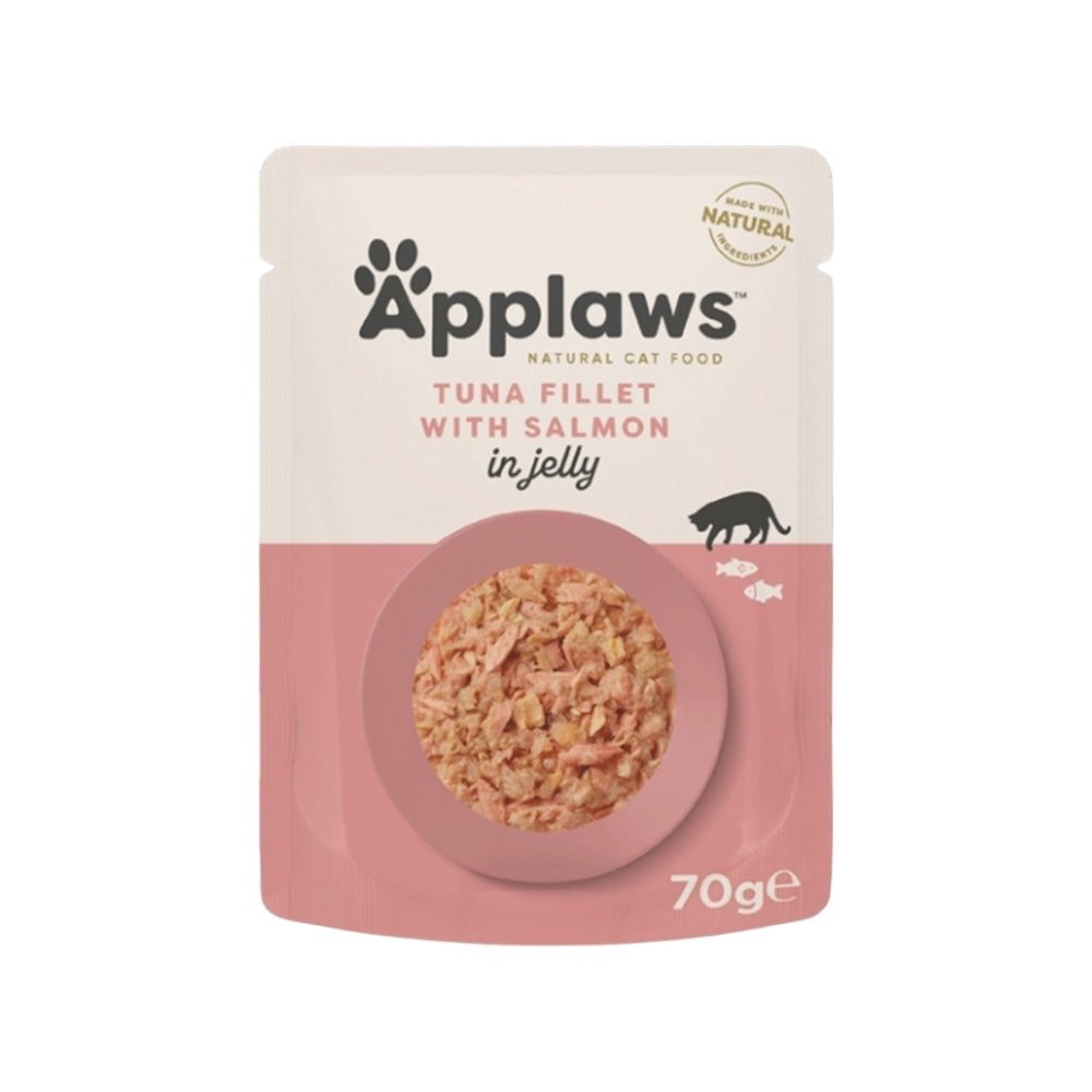 Applaws Bustina in Gelatina con Filetto di Tonno e Salmone 70 g | Applaws | Zoopluto