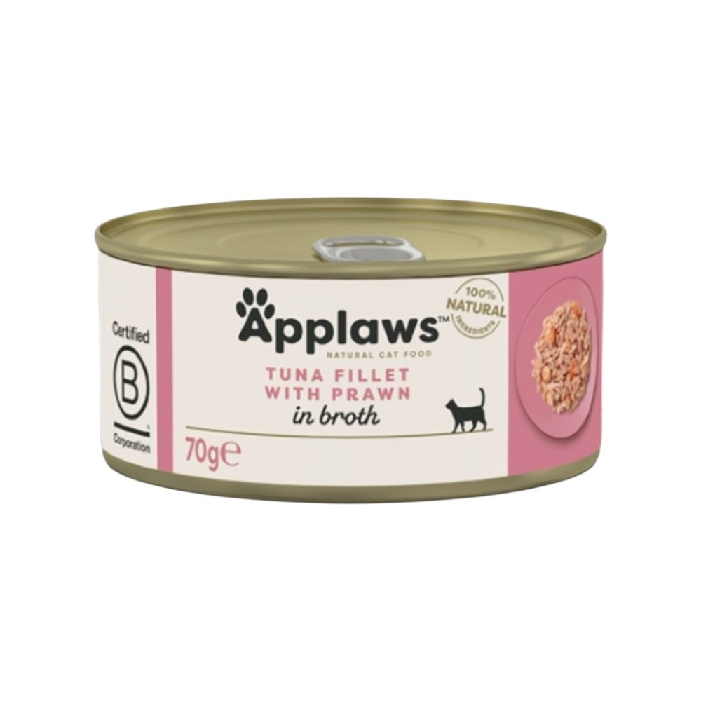 Applaws Lattina in Brodo con Filetto di Tonno e Gamberetti 70 g | Applaws | Zoopluto