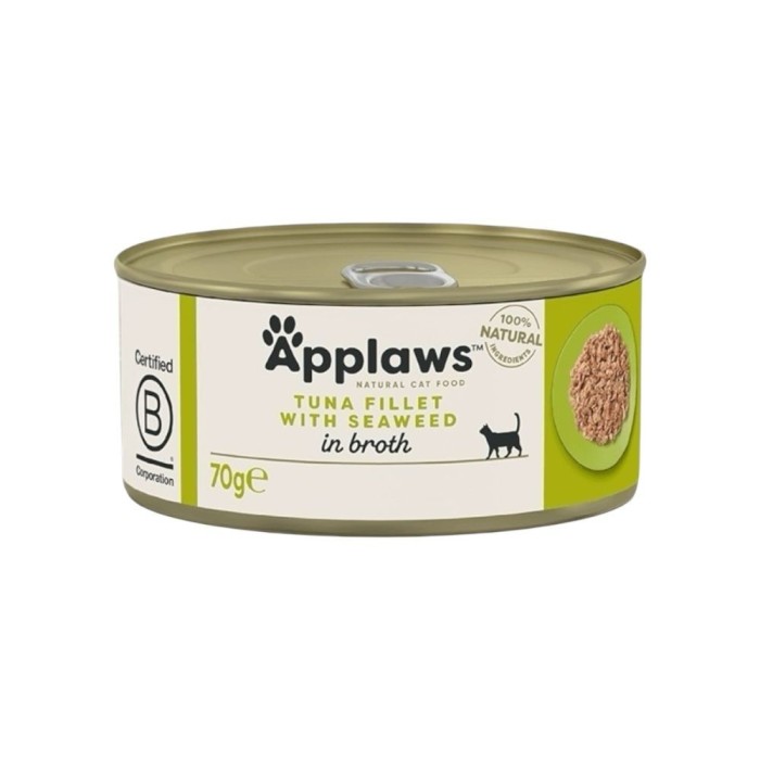 Applaws Lattina in Brodo con Filetto di Tonno e Alghe 70 g | Applaws | Zoopluto