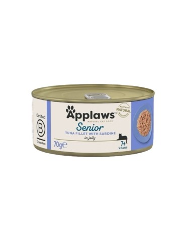 Applaws Senior Lattina in Gelatina con Tonno e Sardine 70 g | Applaws | Zoopluto