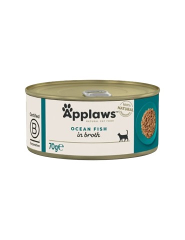 Applaws Lattina in Brodo con Pesce dell’Oceano 70 g | Applaws | Zoopluto