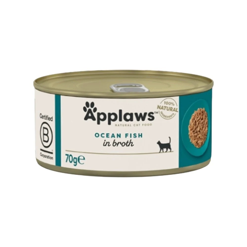 Applaws Lattina in Brodo con Pesce dell’Oceano 70 g | Applaws | Zoopluto