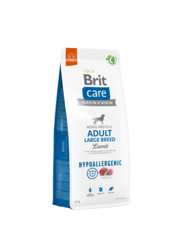 Brit Care Hypoallergenic Adult Large Lamb 12 Kg - Crocchette senza cereali per cani grandi sensibili