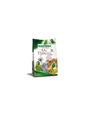 Manitoba My Parrots Sensible Alimento Estruso con Frutta per Pappagalli 2 Kg | Zoopluto