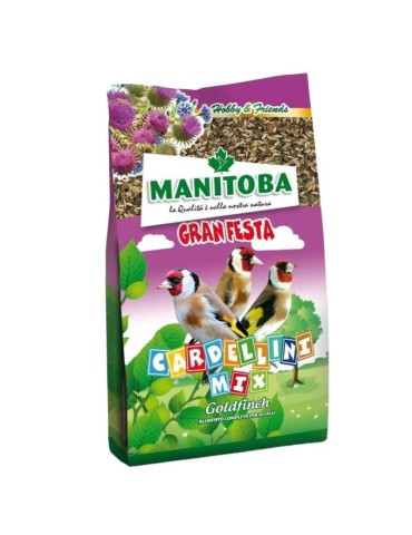 Manitoba Cardellini Mix Miscela di Semi per Cardellini 500 g | Zoopluto