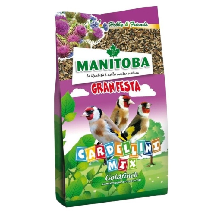 Manitoba Cardellini Mix Miscela di Semi per Cardellini 500 g | Zoopluto