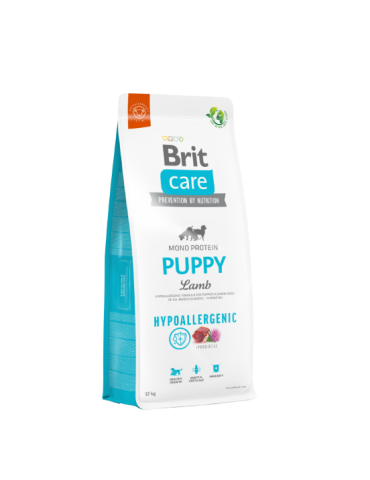 Brit Care Puppy Lamb 3 KG - Crocchette ipoallergeniche agnello e riso per cuccioli