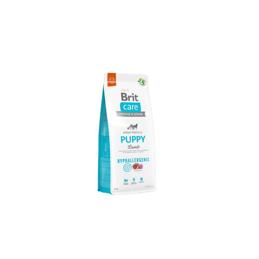 Brit Care Puppy Lamb 3 KG - Crocchette ipoallergeniche agnello e riso per cuccioli