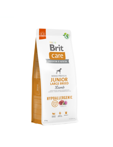 Brit Care Junior Large Agnello 3 KG - Crocchette ipoallergeniche per cuccioli di taglia grande