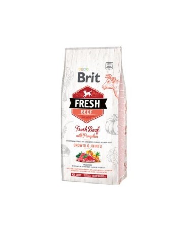 Brit Fresh Puppy Large Manzo & Zucca 12 Kg - Crocchette naturali per cuccioli di taglia grande.