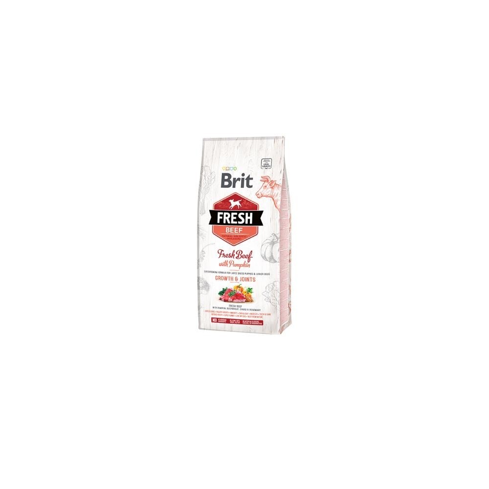 Brit Fresh Puppy Large Manzo & Zucca 12 Kg - Crocchette naturali per cuccioli di taglia grande.