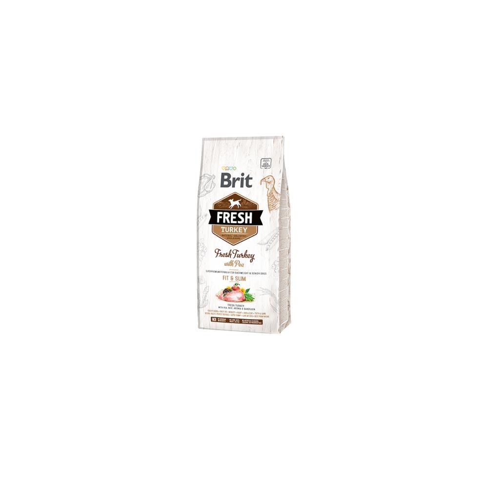 Brit Fresh Tacchino e Piselli Light Crocchette per Cani | Zoopluto