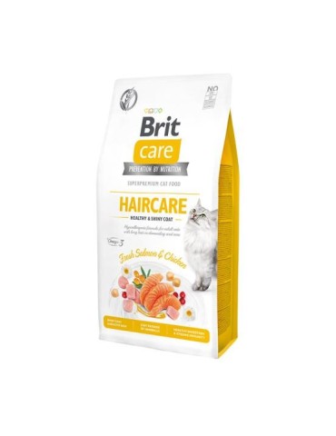 Brit Care Cat Grain Free Haircare Salmone e Pollo 2 Kg | Zoopluto
