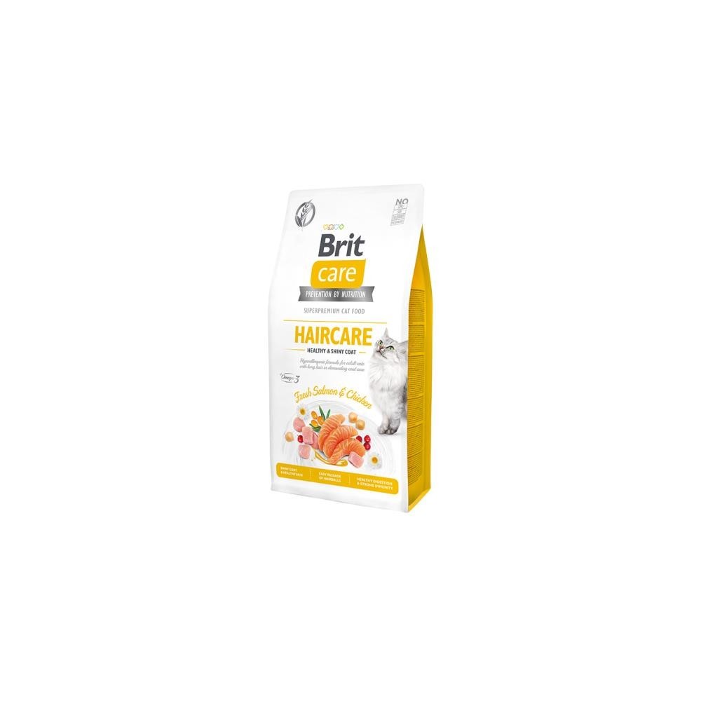 Brit Care Cat Grain Free Haircare Salmone e Pollo 2 Kg | Zoopluto