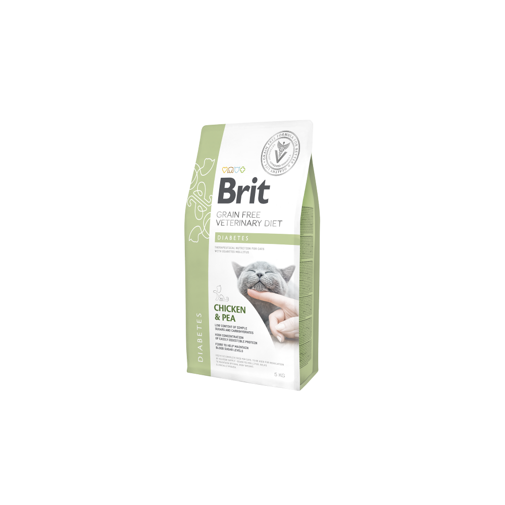 Brit Veterinary Diet Grain Free Cat Diabetes 2 Kg | Zoopluto
