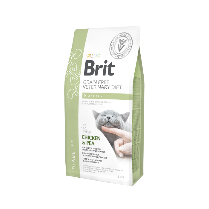 Brit Veterinary Diet Grain Free Cat Diabetes 2 Kg | Zoopluto