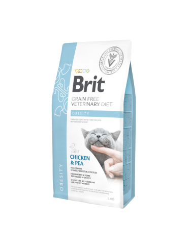 Brit Veterinary Diet Grain Free Cat Obesity 2 Kg | Zoopluto