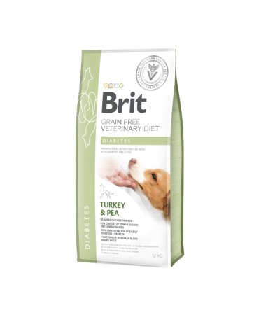 Brit Diabetes Dog 12 Kg – Crocchette Grain Free per Cani Diabetici a Basso Indice Glicemico