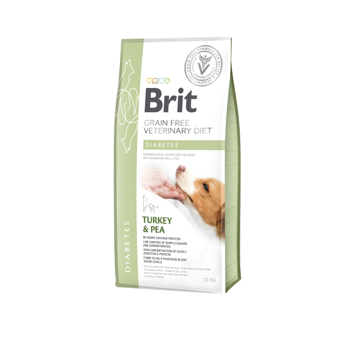 Brit Diabetes Dog 12 Kg – Crocchette Grain Free per Cani Diabetici a Basso Indice Glicemico