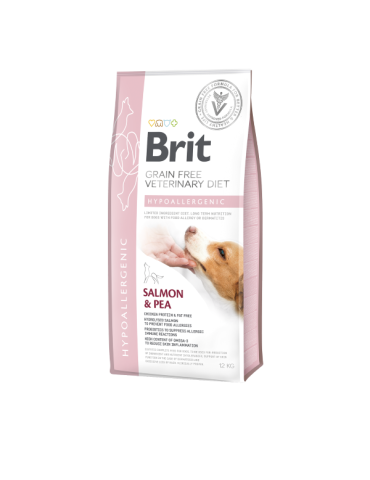 Brit Hypoallergenic Dog 12 Kg – Crocchette Monoproteiche Grain Free per Allergie e Intolleranze