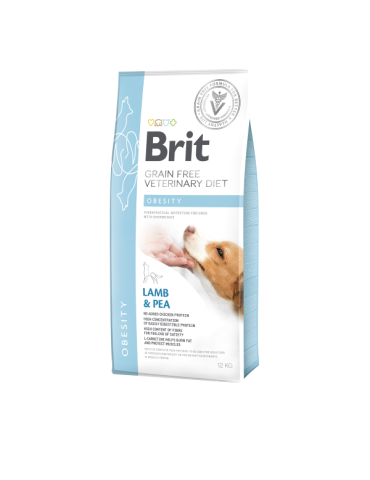 Brit Obesity Dog 12 Kg – Crocchette Light Grain Free per Perdita di Peso del Cane