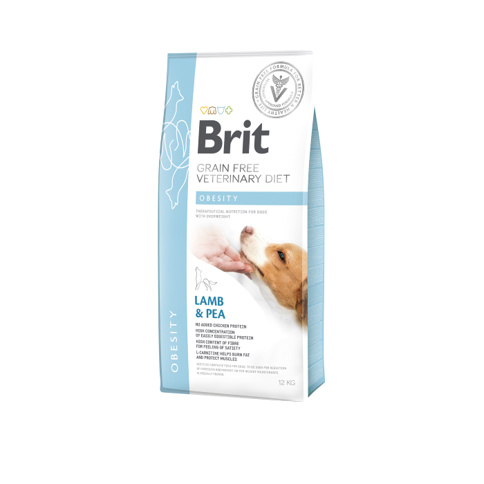 Brit Obesity Dog 12 Kg – Crocchette Light Grain Free per Perdita di Peso del Cane