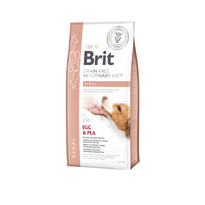 Brit Renal Dog 2 Kg – Crocchette Grain Free a Basso Fosforo per Funzione Renale