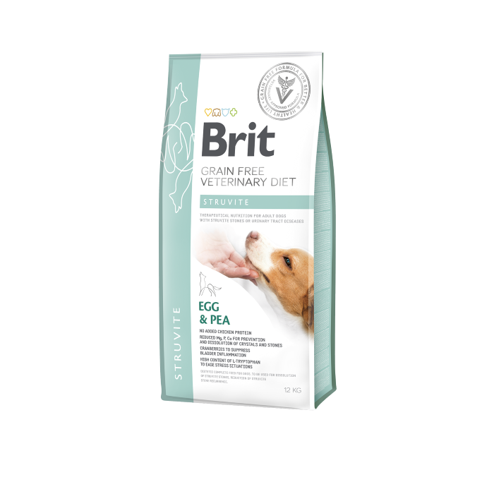 Brit Struvite Dog 12 Kg – Crocchette Grain Free per Dissoluzione Calcoli Urinari Struvite