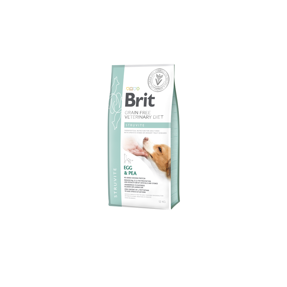 Brit Struvite Dog 2 Kg – Crocchette Grain Free per Dissoluzione Calcoli Urinari Struvite