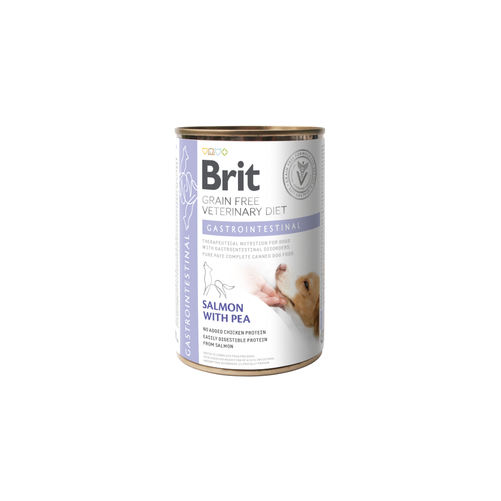 Brit Gastrointestinal Dog Umido 400 g – Alimento Umido Grain Free per Intestino Delicato
