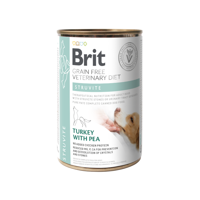 Brit STRUVITE Dog Umido 400 g – Calcoli urinari cane | Dieta veterinaria grain free