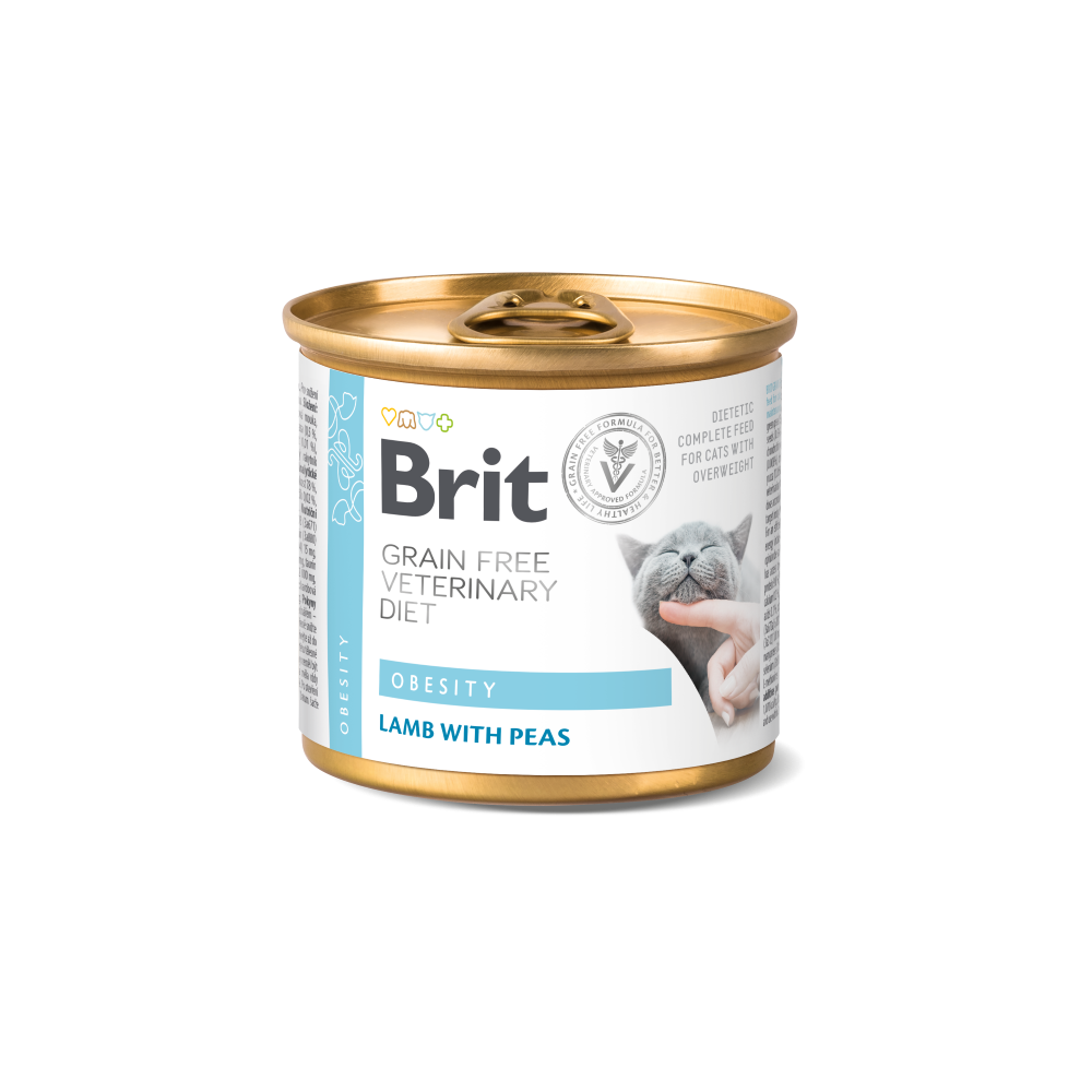 Brit Veterinary Diet Grain Free Cat Obesity 200 Gr. | Zoopluto