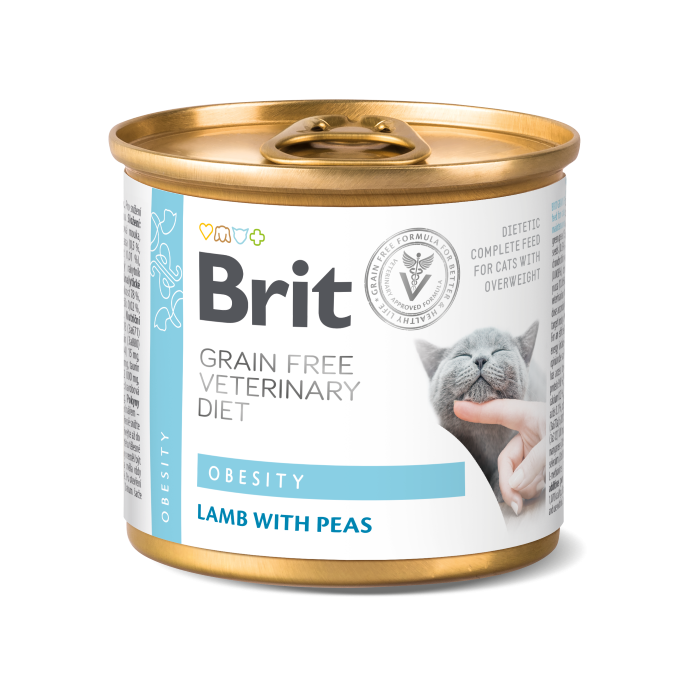 Brit Veterinary Diet Grain Free Cat Obesity 200 Gr. | Zoopluto