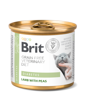 Brit Veterinary Diet Grain Free Cat Diabetes 200 Gr. | Zoopluto