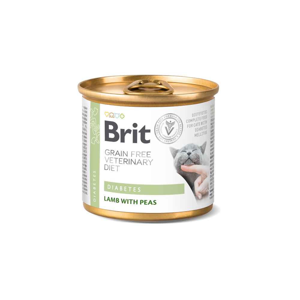 Brit Veterinary Diet Grain Free Cat Diabetes 200 Gr. | Zoopluto