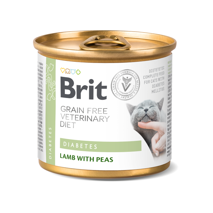 Brit Veterinary Diet Grain Free Cat Diabetes 200 Gr. | Zoopluto