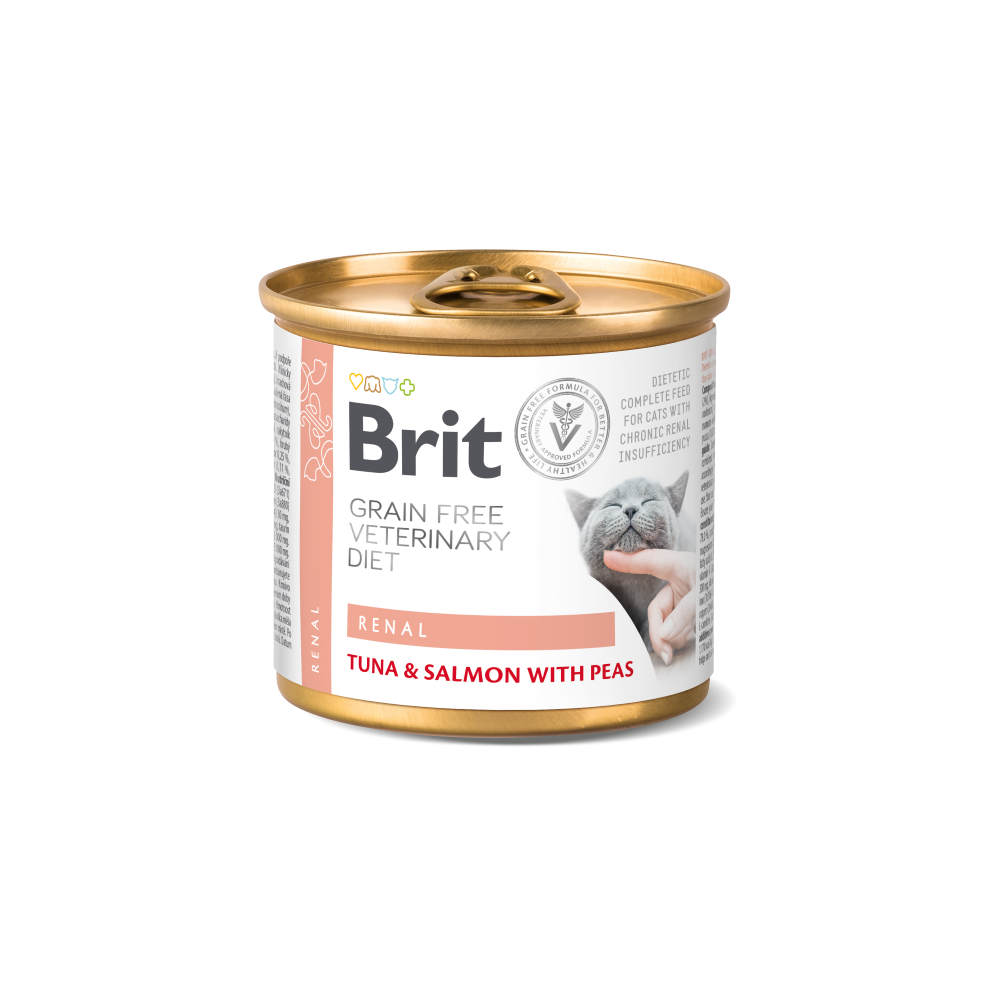 Brit Veterinary Diet Grain Free Cat Renal 200 Gr. | Zoopluto